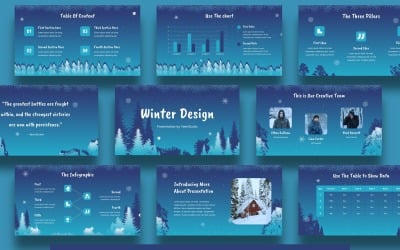 Winter PowerPoint Presentation Template