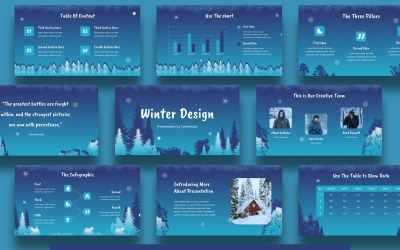 Winter Presentation Template