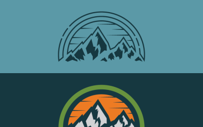 Outdoor and Mountain Logo Template