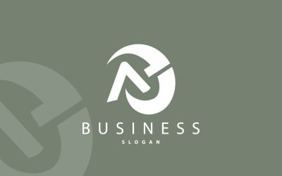 İlk AD Harfli Logo Modern Lüks V9