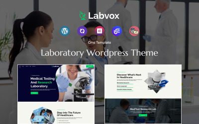 Labvox - Thème WordPress de laboratoire