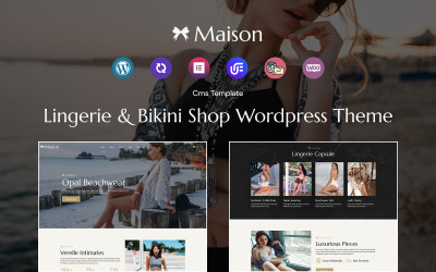 Maison - Fehérnemű és bikiniboltok WordPress téma