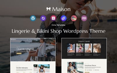 Maison - Lingerie- en bikiniwinkels WordPress-thema