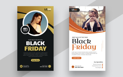 Plantilla de historia para redes sociales de Black Friday (versión 6)
