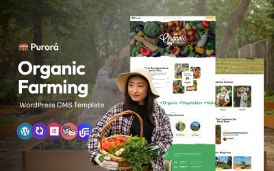 Purorá – Mehrzweck-WordPress-Elementor-Theme für Biobauernhof und Landwirtschaft