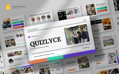 Quizlyce – Edukacyjny quiz w szablonie Google Slides