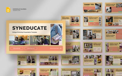 Syneducate - College Education Workshop Google Slides Template