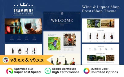 Tramwine Spirituosen- und Weinladen Prestashop Theme