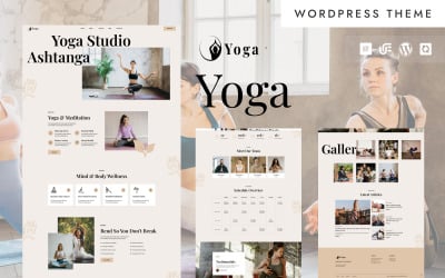 Yoga – Multifunktionales und gesundes Yoga-WordPress-Elementor-Theme