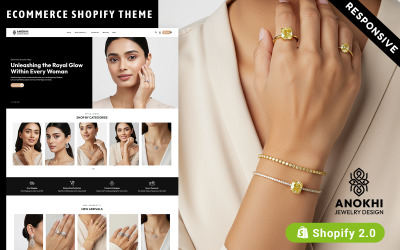 Anokhi - Çok Amaçlı Duyarlı Shopify Mücevher Teması