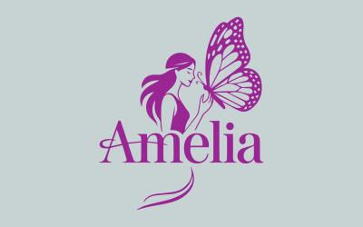 Elegant Fashion &amp;amp; Beauty Logo Design