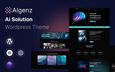 AIgenz — тема WordPress для решения задач на основе искусственного интеллекта