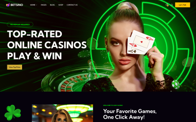 Betsino - Gambling, Casino & Betting  Affiliate WordPress Theme
