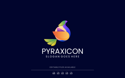 Gradient Modern Phoenix Logo Design 7842