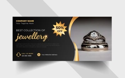 Jewelry Sale Social Media Facebook Cover Ver-10