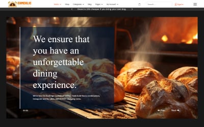 JL Ecmeclic Bread and Bakery Shop Joomla5 Theme