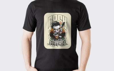 Rock Music Shirt Design | Band Concert PNG | Digital Sublimation T-Shirt Design