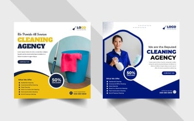 Cleaning Service Social Media Post Template Ver-1