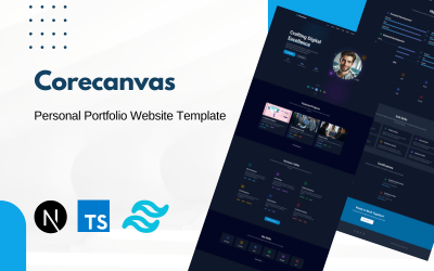 Corecanvas - Plantilla NextJS para portafolio personal