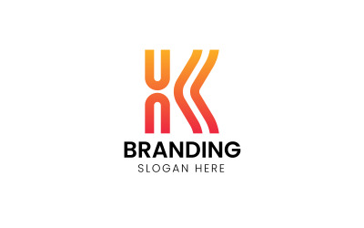 Creative Letter K company logo-976