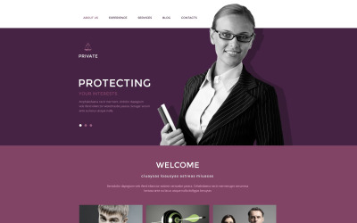 "Law Office Drupal Template" thème Drupal adaptatif #54611
