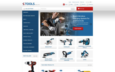 Tools & Equipment Responsive Shopify Theme