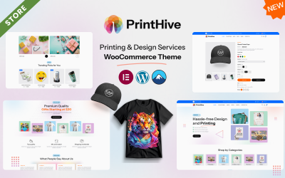 Print Hive – Tema WordPress WooCommerce para Produtos de Impressão e Design