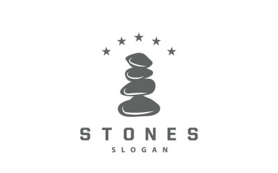 Logo Stone Premium Design Vector V5