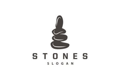 Logo Stone Premium Design Vector V7