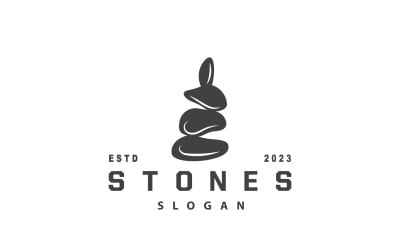 Logo Stone Premium Design Vector V8