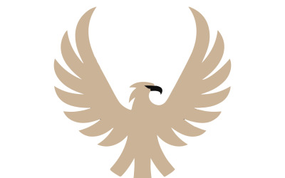 A logo design for eagle bird