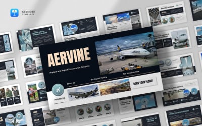 Aervine - Airline &amp;amp; Aviation Keynote Template