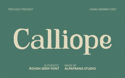 Calliope - Rough Serif Font