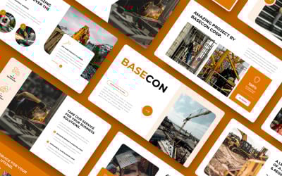 Construction Company Profile Google Slides Template