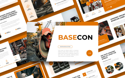 Construction Company Profile Powerpoint Template