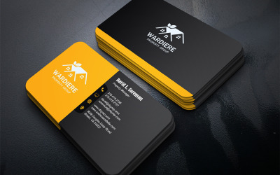 Elegant mångsidig visitkortsmall PSD | Modern och professionell design