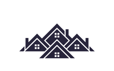 Minimalistisch huislogo-ontwerp