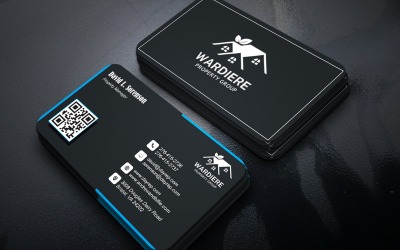 Modern mångsidig visitkorts-PSD-mall i Photoshop