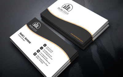 Premium mångsidigt visitkort PSD | Elegant Photoshop-mall