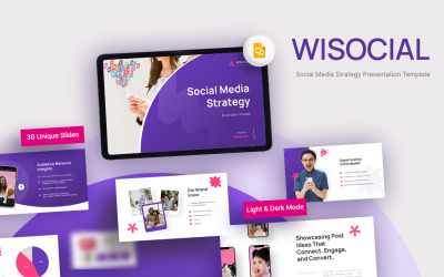 Wisocial – Strategia per i social media Google Slides