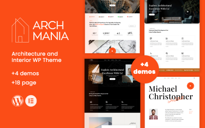 Archmania - Tema de WordPress para arquitectura y diseño de interiores