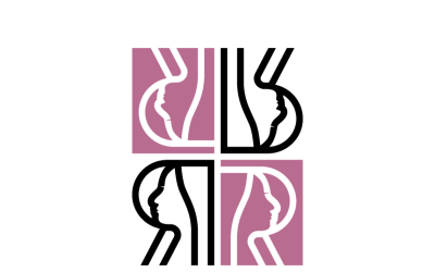 Letter R and Woman Face Logo Template