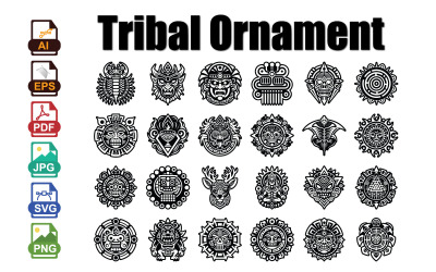 Traditional and Modern Tribal Ornament