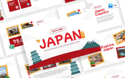 Szablon prezentacji „Explore Japan”