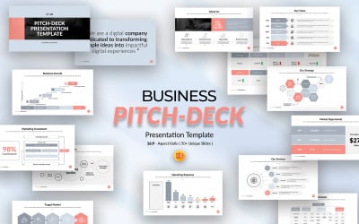 Minimal Pitch Deck, Presentation Template