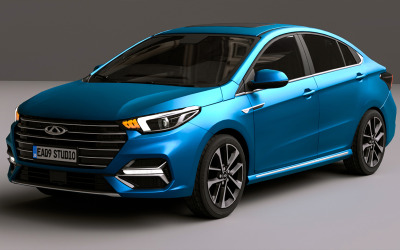 Chery Arrizo 6 Pro 2025 modèle 3D