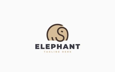 Elephant Logo Template Design
