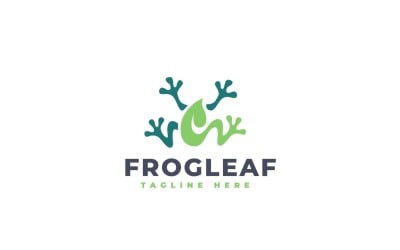 Frogleaf Logo Template Design