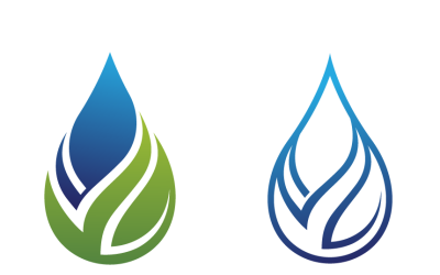 Water Drop Logo with Gradient Color