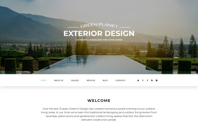 "Green Planet - Exterior Design Responsive Modern Joomla Template" Responsive Joomla Template №54710